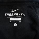 Nike  Womens S Therma Fit Just Do It Black Yellow Oversized Pullover Hoodie Photo 8