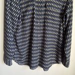 Equipment  Slim Signature Geo Printed Button-down Shirt In Blue Small Photo 3