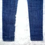 Paige Skyline Ankle Peg Low Rise Blue Denim Jeans 25 Dark Wash Non-Distressed Photo 8