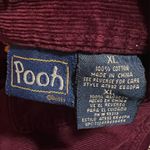 Disney Womens XL Vintage 90s Winnie The Pooh Corduroy Button Down shirt Photo 5