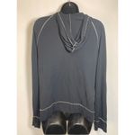 J Jill Full Zipper Athletic Hoodie Jacket Blue Size L Photo 5