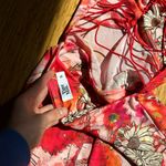 Tiger Mist  Floral Dress in Pink and Red Photo 2