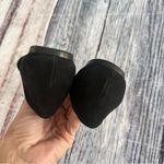 Vince  D’Orsay Nina Black Suede Pointed Flats Photo 5