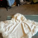 Fluffy White Shawl Photo 2