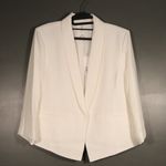 Mural NWT Curvy Hem Blazer in White Size Large Photo 2