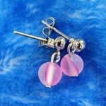 New Super Cute Pink Fashion Earrings Photo 0
