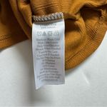 Everlane  Ribbed Square Neck Short Sleeve Rust Size X-Small NWOT Photo 5