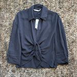 ZARA Black  blouse textured Photo 1