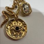 House of Harlow 1960 | Transformation Charm Necklace ~ Evil Eye, Snake & Jewel Gold Photo 10