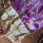 Vintage Purple and Cream Kimono with Gold Beading Size M Size M Photo 6