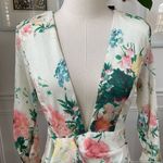 Luxxel  Vici Long Sleeve Mini Dress Plunging Neckline Long Sleeve S Photo 3