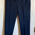 Boden USA Boden Navy Blue High Rise Straight Leg Pressed Line Dress Trouser Pants #Gr Photo 0