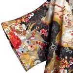 Natori Womens Kimono Floral Oversized Top Size 2X Asian Art To Wear Photo 2
