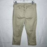 NYDJ  Jeans Sz 6 (29x23) Crop) Tan Khaki Denim Lift Tuck Tech Stretchy Pants Photo 3