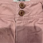 Refuge  Light Pink Mid-rise Jean Shorts Photo 2