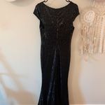 Black Sequin Mermaid Dress Size L Photo 1