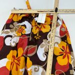 Faithfull the Brand Pants Womens Small Orange Celvia Ulani Floral Wide Leg Photo 8