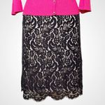 White House | Black Market Black Lace Scalloped Edge Straight Pencil Skirt Size 8 Photo 1