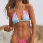 New! Set! Monica Hansen Beachwear MHB Miami vice bikini, size XL Pink Photo 0