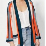 Equipment Anders Kimono Sunfire Scarf Stripe in Multi Color XS Photo 0