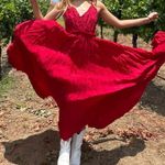 ANGL Maxi Red Dress Photo 1