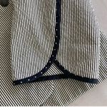 Akris Punto Striped Cotton Blazer Sz. 14 Luxury Designer Swiss Tailored Jacket Photo 6