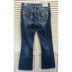 Silver Jeans Suki Bootcut Med Wash Low Rise Embroidery Size 27x30 Western Boho Photo 2