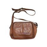 G.H. Bass &Co. Women’s Brown Genuine Leather Crossbody Bag Purse Casual Everyday. Photo 0