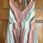 American Eagle  Striped Halter Dress Photo 0