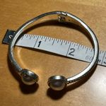Lucky Brand  Pearl Open Cuff Hinge Bracelet Photo 14