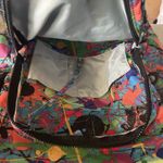 Kipling ‎ Challenger Colorful Splatter Paint Bookbag/ Backpack Photo 9