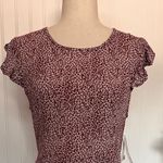 Ten Sixty Sherman Pink Leopard Print Bohemian Dress Photo 5