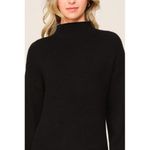 Lumiere Women's Dress‎ Size Small Turtle Neck Long Sleeve #1101 Black Photo 2