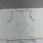 Y2K Daddys Girl Slogan Varsity Tank Top White Size L Photo 7