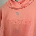 Rawgear Cropped Hoodie Peach Amber rg5001 Cinch Waist Casual Athleisure Neutral Pink Size L Photo 1