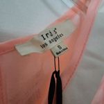 Iris NWT Rainbow Pink Blush  Los Angeles Rhinestone Collar Tank Blouse Size Small Photo 2