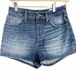Lucky Brand High Rise Blue Denim Casual Summer Jean Shorts Size 24 Photo 0