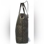 Gucci •  supreme PVC canvas and leather tote bag deep brown Photo 5