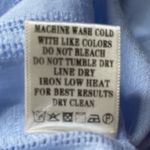 Love Riche Light Blue V-Neck Boho Whimsy Summer Beach Festival Cover Up Blouse Dress Photo 9