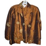 Vintage I.C. Collection Dress‎ Jacket Brown Size M Photo 0