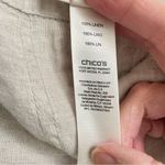 Chico's 100% Linen Pants women’s S cream beige wide leg Photo 5
