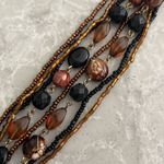 Warm color beaded bracelet Photo 1