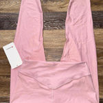 Lululemon Wunder Under Senseknit High Rise 25” Pink Haze Size 10 NWT Photo 0