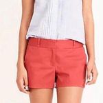 J.Crew Chino City Fit Shorts 3” Size 4 Salmon / Cranberry Photo 0