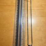 Brighton Silver Snake Chain Open Heart Crystal Necklace & Matching Earrings Photo 12