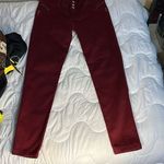 I Love N2 Elastic Tapered Jeans Red with Heart Back Pockets Waist: 29 inches Photo 0