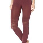 Free People Movement Gone Adrift Leggings Burgundy Photo 0