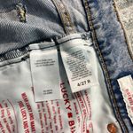 Lucky Brand  Jeans Womens 4/27 90s Loose High Rise Crop Button Fly Blue Denim‎ Photo 13