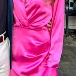 ZARA  Dress Satin Effect Mini Photo 0