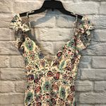 Saylor Women's Size Small Ellen Printed Ivory Maxi Tank Dress Photo 3